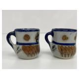 Traditional Mexican Pottery Hand-painted minia