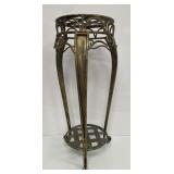 Wrought Iron Scrolled Pedestal Plant Stand
