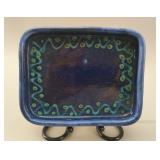 Earthworks Barbados Hand-Painted Ceramic Dish