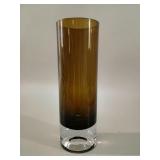 MCM Gralglas Avocado Green Art Glass Vase
