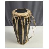 South Asian Terracotta Pakhawaj Drum