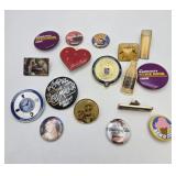 Assorted Collectible Lapel Pins and Buttons
