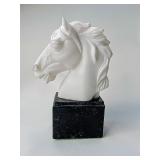 Mid-Century Italian Alabaster Horse Sculpture
