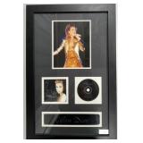 SIGNED Celine Dion Let's Talk About Love Framed CD