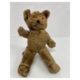Vintage Jointed Mohair Teddy Bear w/ Glass Eyes