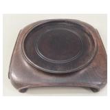 Antique Carved Rosewood Hardwood Display Stand