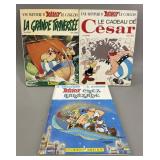 3 1st Ed Asterix Comic Books #2 VTG