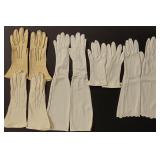 Vtg Ladies' Dress & Opera Gloves (5Pairs)