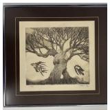 D. Henri 'Lï¿½Aube' Limited Edition Etching 18/25