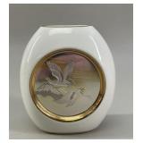 Vintage Japanese Chokin Art Vase - 24K Gold