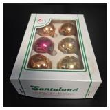 Santaland Glass Christmas Ornaments by P.K.