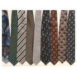 Collection of Assorted Men's Vintage Silk Ties
