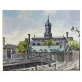 O. Frank (1974) Oil on Canvas, Old Montreal