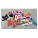 Large Lot of Vintage Barbie Doll Shoes & Boots