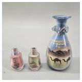 Middle Eastern Hand-Layered Sand Art Bottles