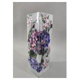 Mid-Century Hummingbird & Hydrangea Frosted G