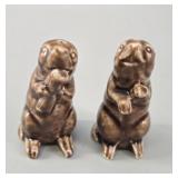 1951  Otter Salt and Pepper Shakers
