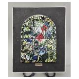 Marc Chagall 'Issachar' Stained Glass Plaque