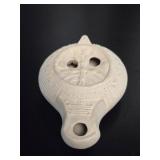 1967 Israel Ministry of Tourism Pottery Oil Lamp