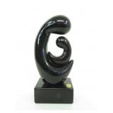 Modern Abstract Black Onyx Mother & Child