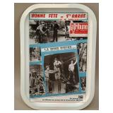 La Tribune des Mineurs Commemorative Metal Tray