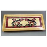 Clarence A. Wells Haida Salmon Box VTG