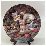 Jï¿½rgen Scholz Kahla Porcelain Kitten plate