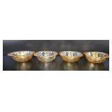 Jeanette Glass Iris & Herringbone Bowls