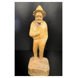 Quebec Folk Art Figural Carving by Caron