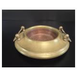 French Empire Style Brass & Copper Tazza