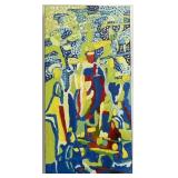Signed F.Simoneau Fauvist Painting titled