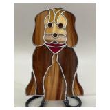 Stained Glass Dog Door Stopper