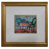 A. E. Barnes - acrylic on panel signed still l