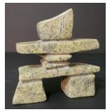 Inuit sculpture Inukshuk carved serpentine s