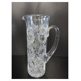 Libbey 'Chrysanthemum' Cut Glass Pitcher vtg