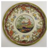Vintage Daher Chinoiserie Pagoda Tin Tray, England