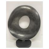 Modernist Biomorphic Metal Ring Sculpture