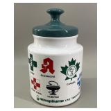 Vintage Novopharm International Apothecary Jar