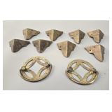 Brass Hardware for Chinese Chest vtg