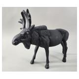 Cast Iron Moose Sculpture