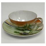 Hand-painted Souvenir Cup and Saucer, Arizona