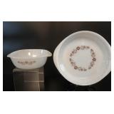 Dynaware PyroRey Milk Glass Casserole & Pie Plate