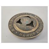 Industrial Cooperative Brass Incense Burner vtg