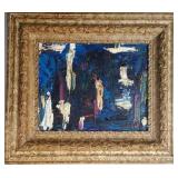 Signed, c.jouhanneau? 1999 Abstract Painting