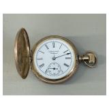 Antiq. American Waltham Hunter Pocket Watch