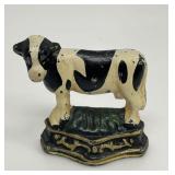 Antique Cast Iron Cow Door Stopper