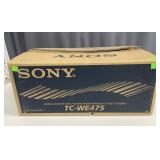 Vtg SONY TC-WE475 Dual Cassette Player, NIB