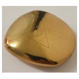 Monique Gerber - paperweight bronze galet
