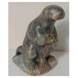Samisa Sala - inuit sculpture soapstone depicting