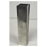 Bernard Chaudron Quebec Pewter Square Floral Vase